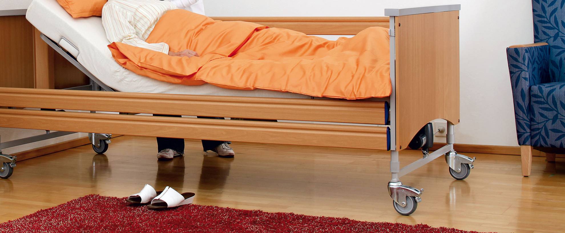 Schwerlastbett Domiflex 185 Kg Für Die Pflege Zuhause | Bock